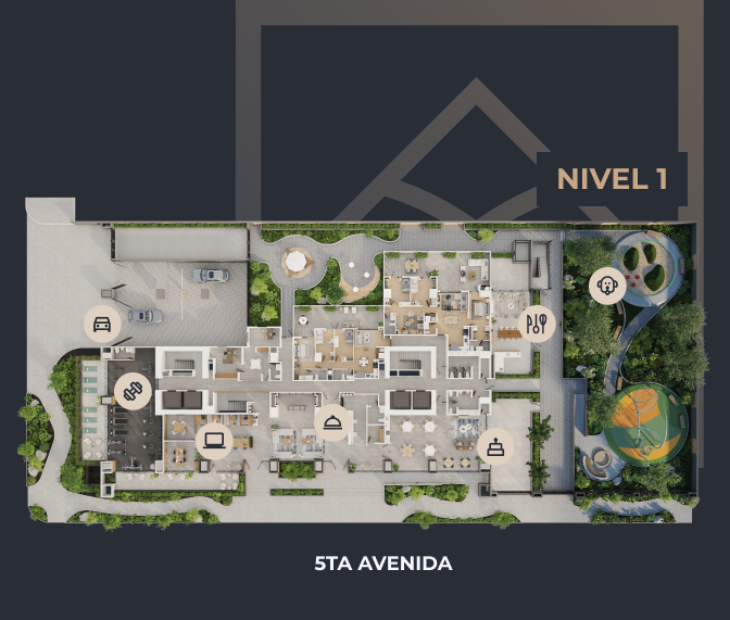 Amenidades en Parque Mariscal