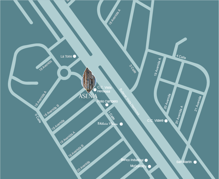 Ubicación de Asenia